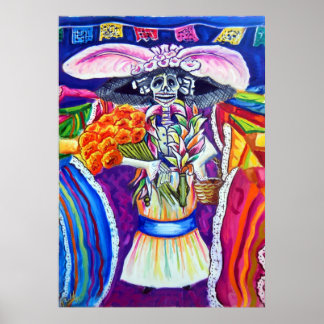 Póster Dia de Los Muertos