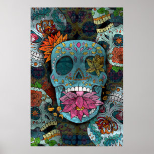 Poster Dia de Los Muertos