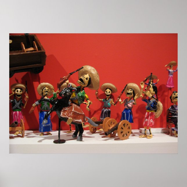 Poster Dia de los Muertos Bandoleros (Frente)