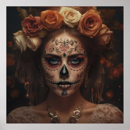 Poster Dia de los Muertos da Arte Morta