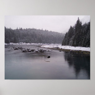 Poster Dia de Neve no Rio Chilkoot