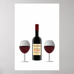 Poster Dia de Nouveau do Beaujolais
