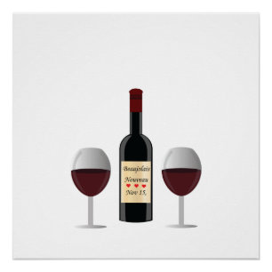 Póster Dia de Nouveau do Beaujolais