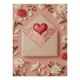 Póster Dia de os namorados Bloom