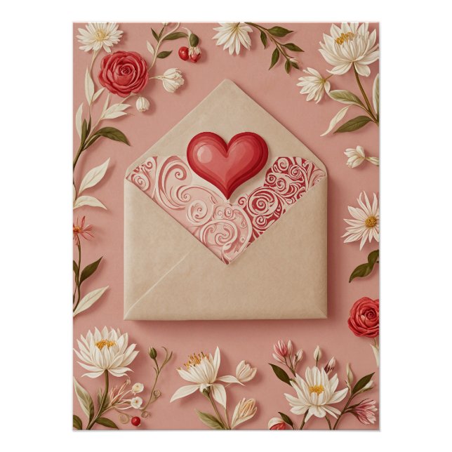 Póster Dia de os namorados Bloom (Frente)