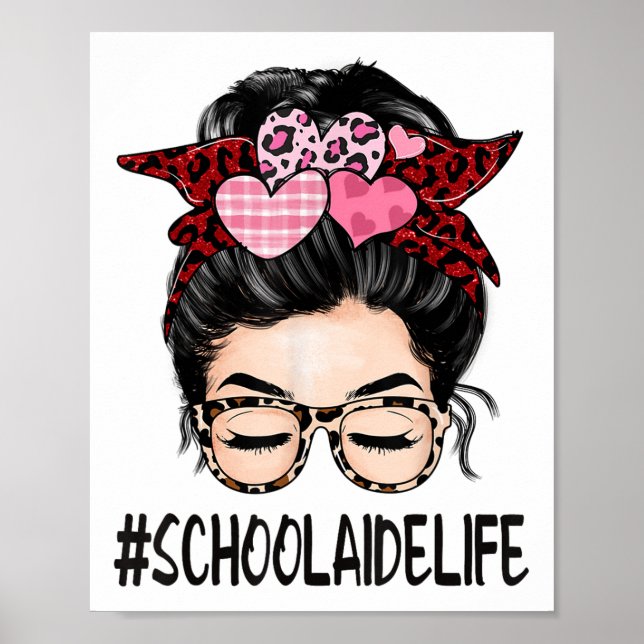 Poster Dia de os namorados de Aide Escolar Mulheres Engra (Frente)