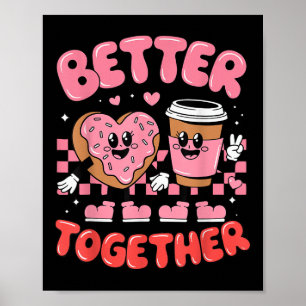 Poster Dia de os namorados de Rosquinha de café melhor ju