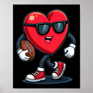 Poster Dia de os namorados Heart Boys Girls Kids Spo