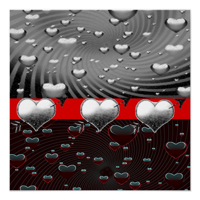 Póster Dia de os namorados poster (Frente)