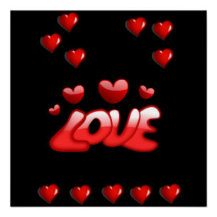 Póster Dia de os namorados poster