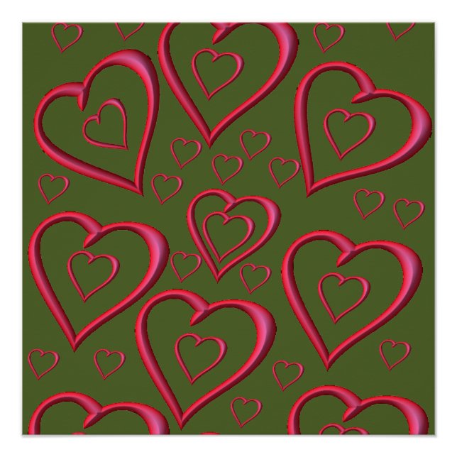 Póster Dia de os namorados poster (Frente)