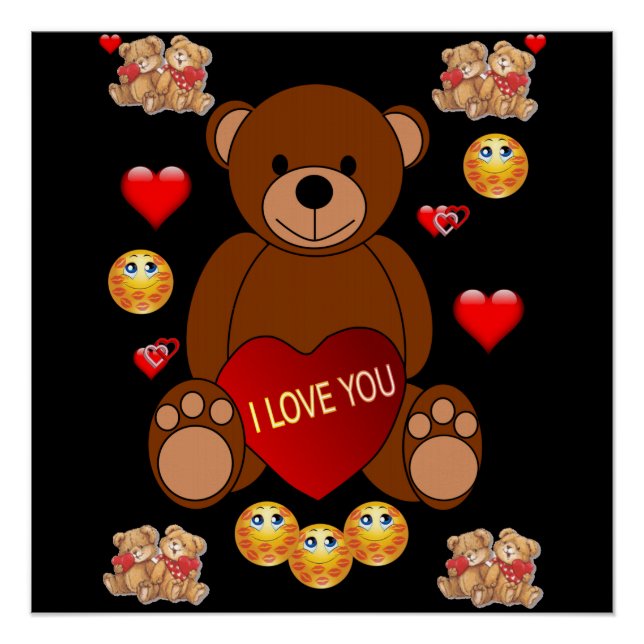 Póster Dia de os namorados poster (Frente)