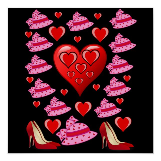 Póster Dia de os namorados poster (Frente)