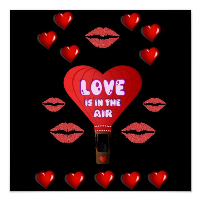 Póster Dia de os namorados poster (Frente)