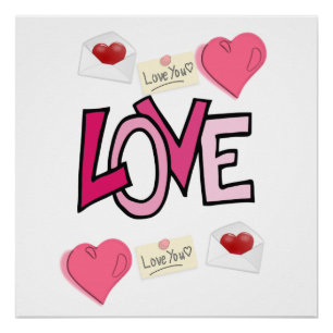 Póster Dia de os namorados poster