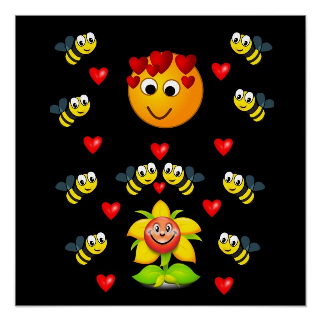 Póster Dia de os namorados poster (Frente)