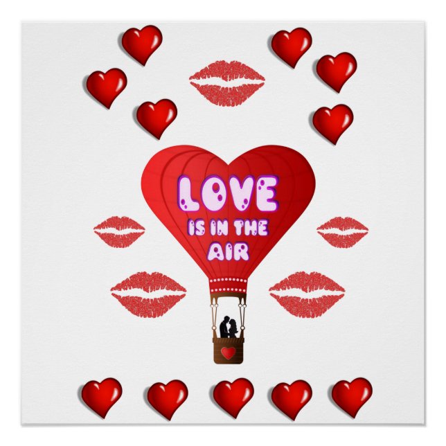 Póster Dia de os namorados poster (Frente)