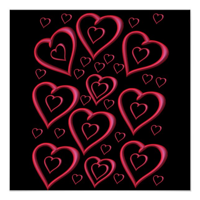 Póster Dia de os namorados poster (Frente)