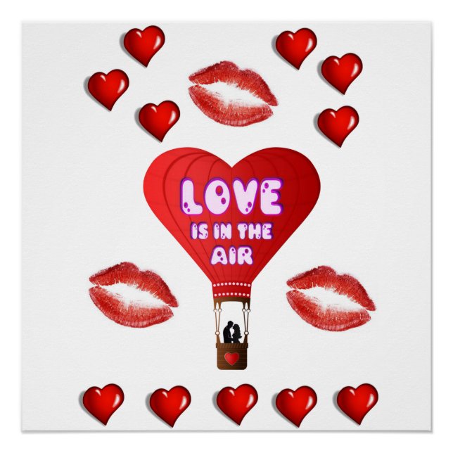 Póster Dia de os namorados poster (Frente)