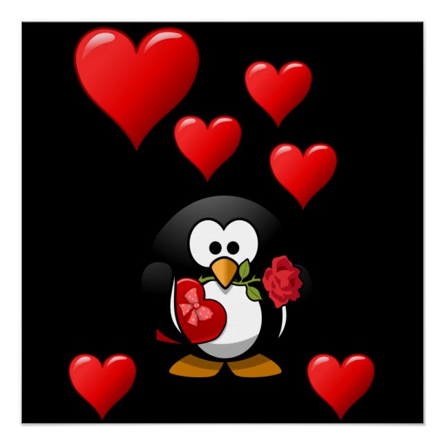 Póster Dia de os namorados poster (Frente)