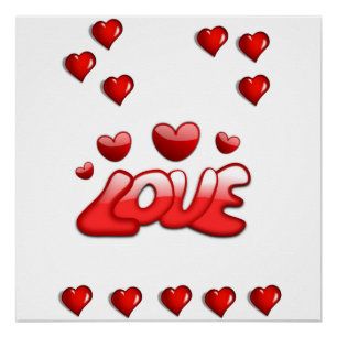 Póster Dia de os namorados poster