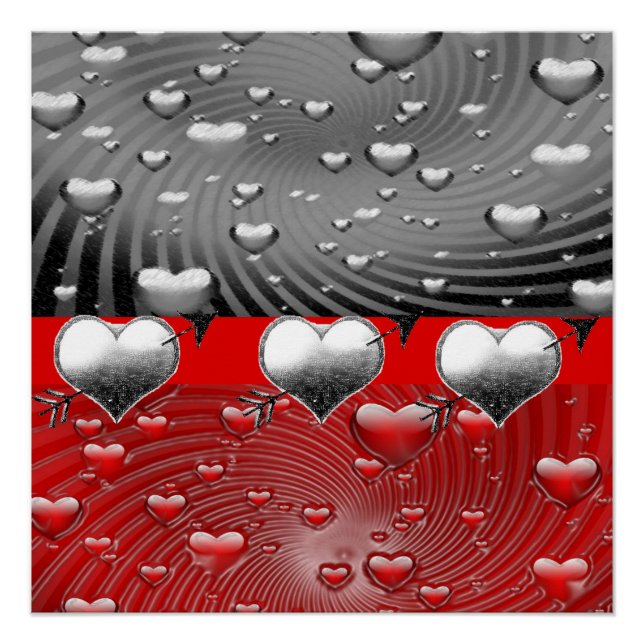 Póster Dia de os namorados poster (Frente)