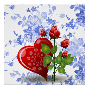 Póster Dia de os namorados poster