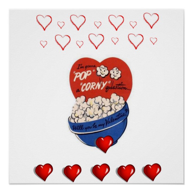 Póster Dia de os namorados poster (Frente)