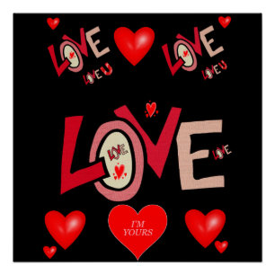 Póster Dia de os namorados poster