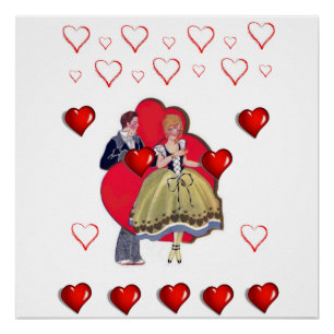 Póster Dia de os namorados poster