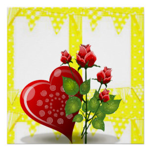 Póster Dia de os namorados poster