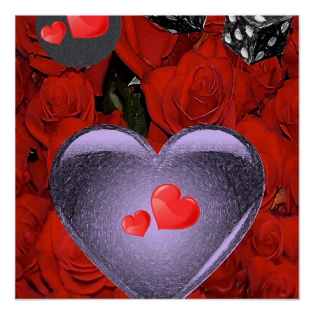 Póster Dia de os namorados poster (Frente)