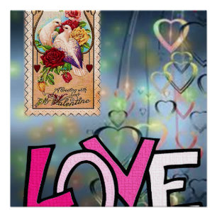 Póster Dia de os namorados poster