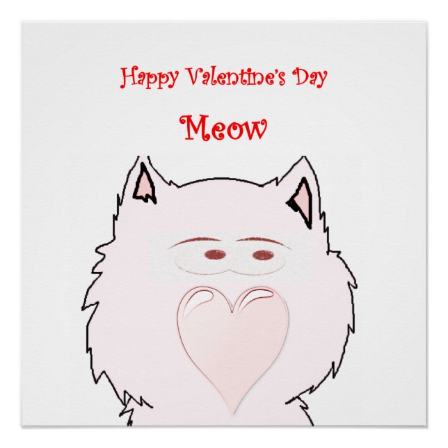 Póster Dia de os namorados poster (Frente)