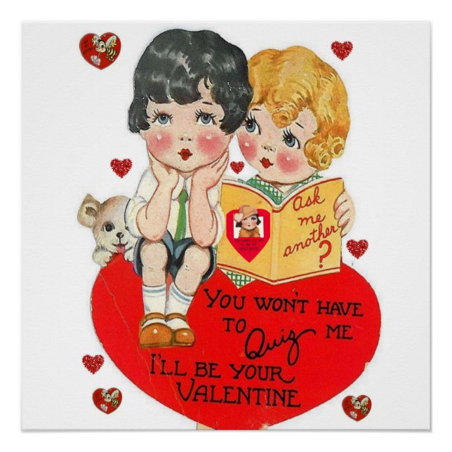 Póster Dia de os namorados poster (Frente)