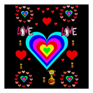 Póster Dia de os namorados poster