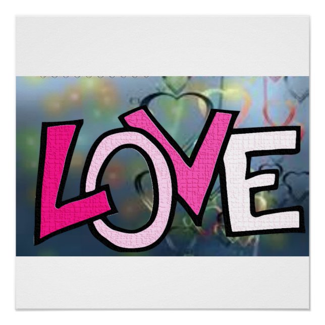 Póster Dia de os namorados poster (Frente)