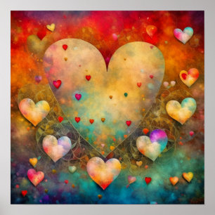 Poster Dia de os namorados Romântica Keepsasak