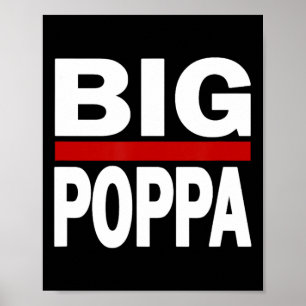Poster Dia de os pais de Pai Big Poppa Hip Hop