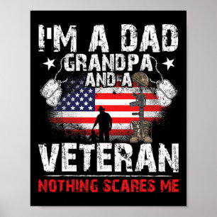Poster Dia de os pais - Dia dos Veteranos - Sou um Avô Pa