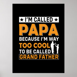 Poster Dia de os pais Eu Sou Chamado Papai