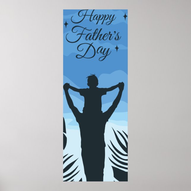 Poster Dia de os pais Feliz (Frente)
