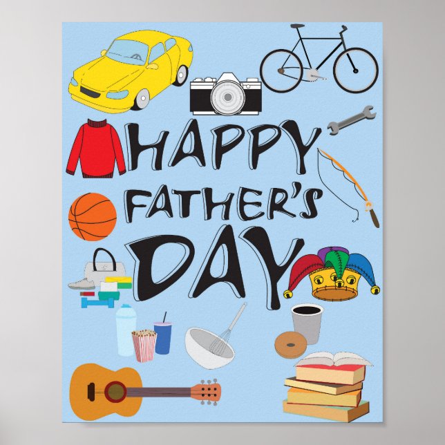 Poster Dia de os pais Feliz (Frente)
