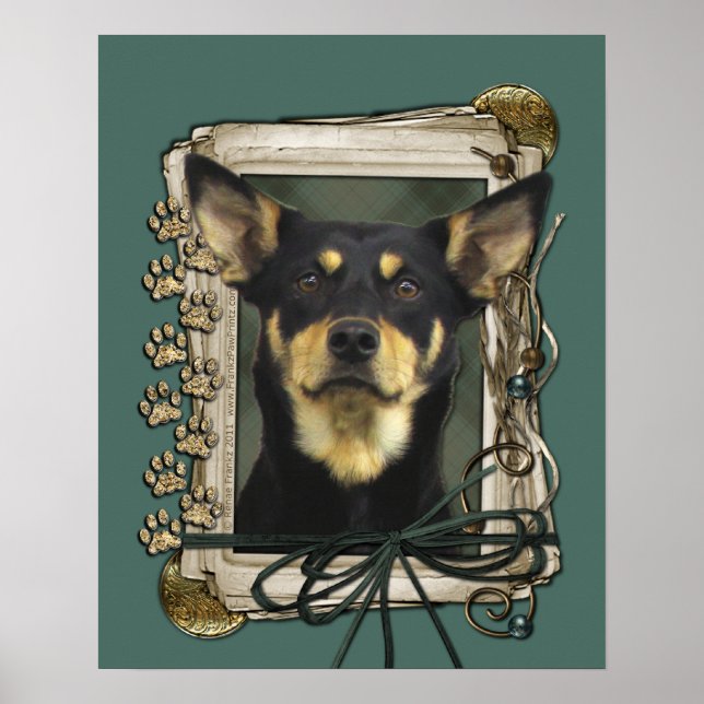 Póster Dia de os pais - Pedras Pedras - Kelpie - Jude (Frente)