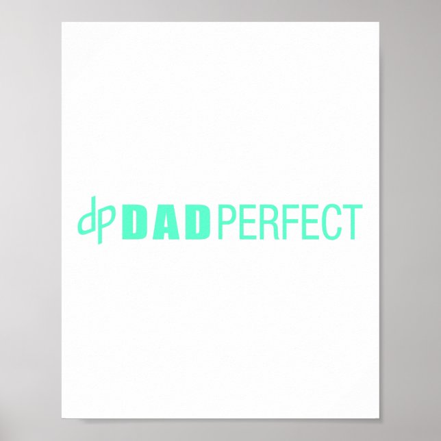 Poster Dia de os pais perfeito para o pai (Frente)