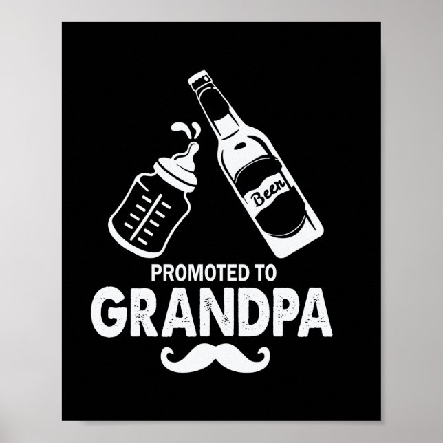 Poster Dia de os pais Promovido Ao Avô (Frente)