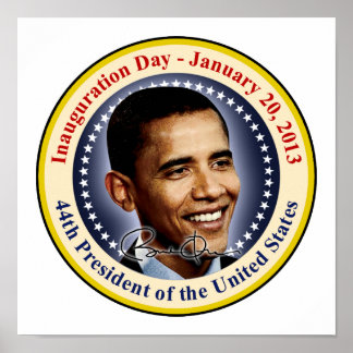 Póster Dia de Posse do Presidente Obama
