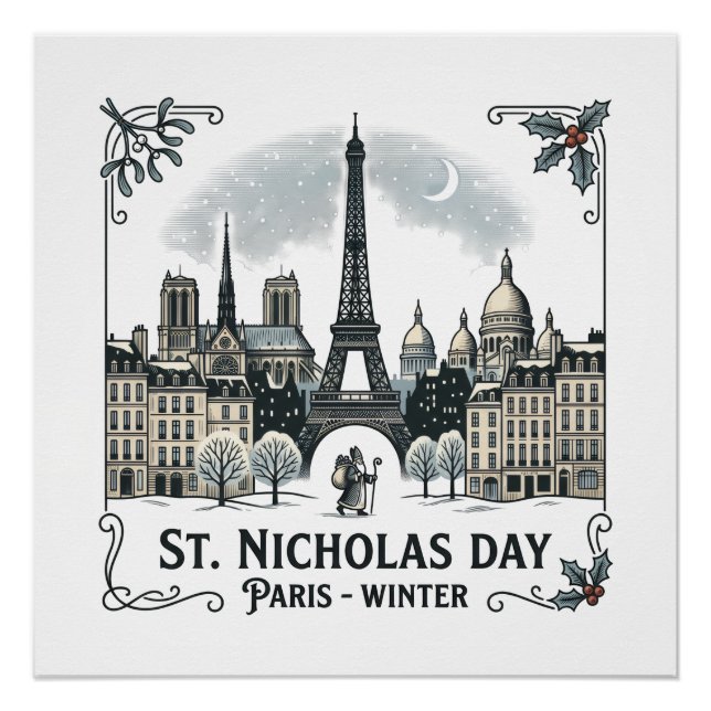 Póster Dia de São Nicolau (Frente)