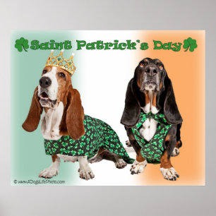 Poster Dia de São Patrício feliz