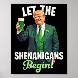 Poster Dia de São Patrício Que Os Shenanigans Comecem A T